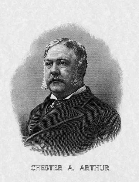 Chester A Arthur juengste US Praesidenten